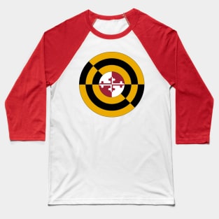 Captain Maryland Shield Baseball T-Shirt